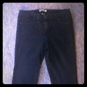 Super soft, black skinny jeans